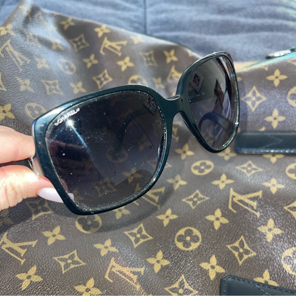 Chanel square sunglasses
